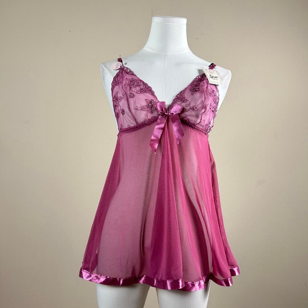 NWT Spree Fairy Sequin Floral Slip